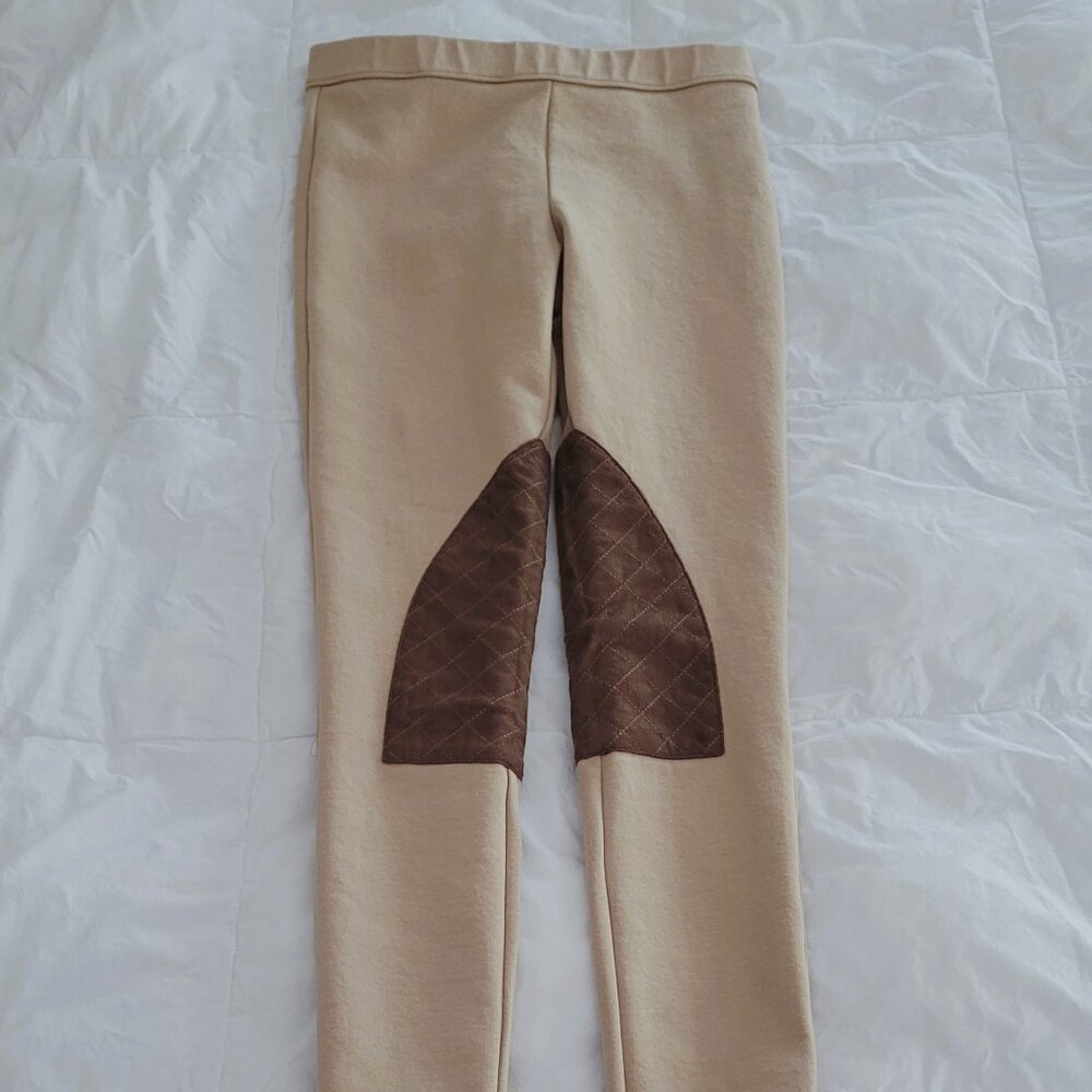 Janie and Jack Light Tan Riding Pants 8